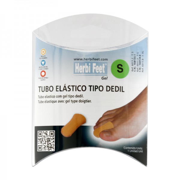 Tubo elastico con dito in gel taglia S 1 unità